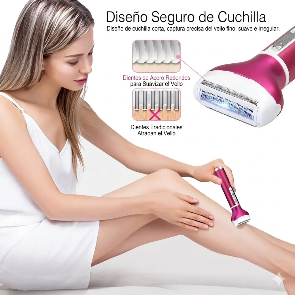 MÁQUINA DEPILADORA MARSKE 4 EN 1 MS-2212