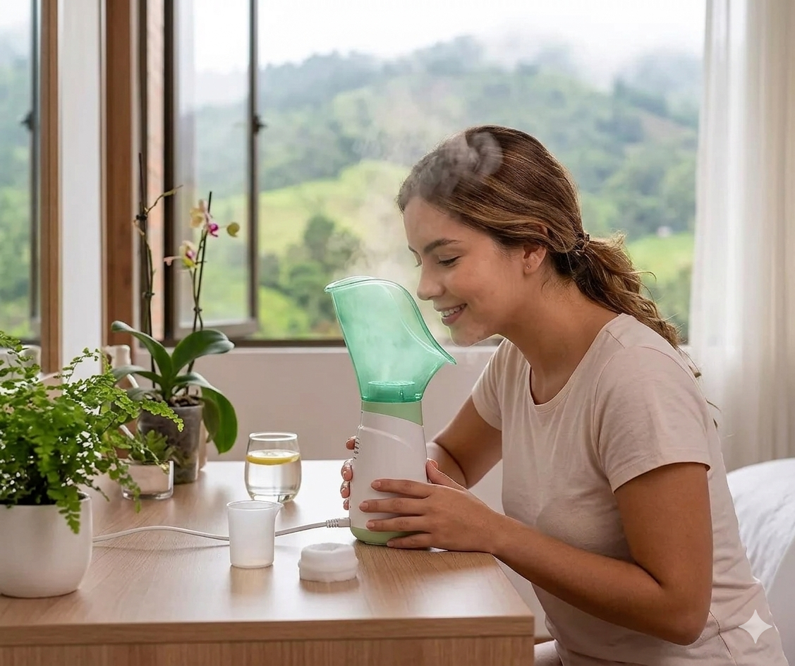 VAPORIZADOR MINI SAUNA FACIAL BENICE A-508